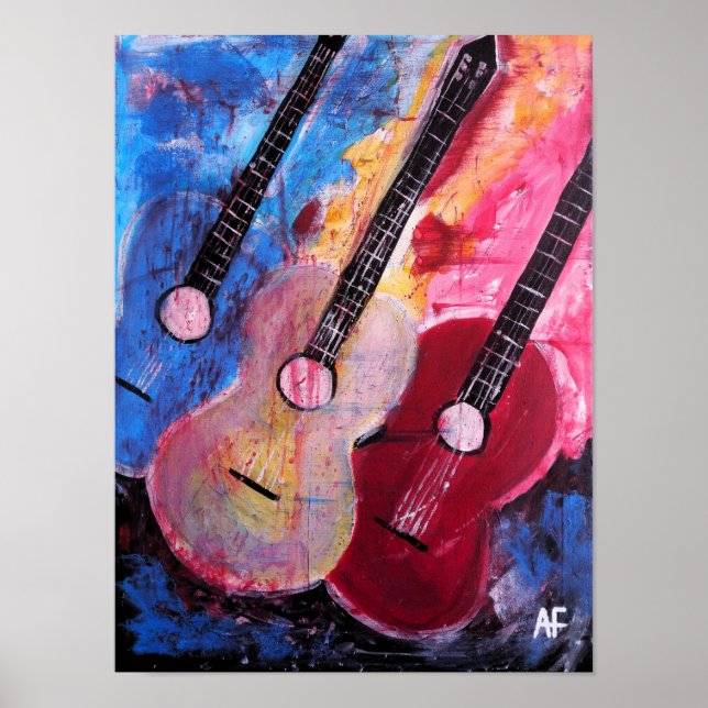 Póster Pintura Jamming be Goode de Alfred Fox (Frente)