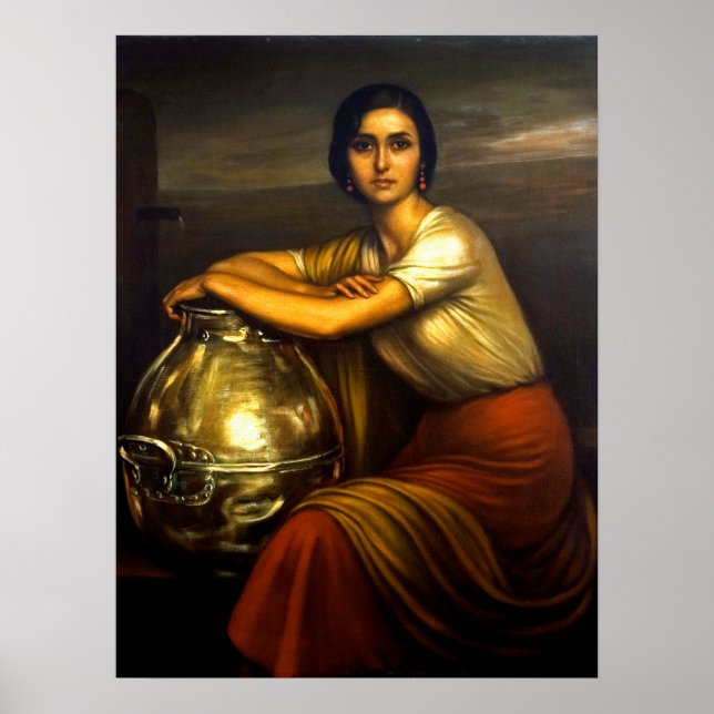 Póster Pintura "La Fuensanta" Julio Romero de Torres (Frente)