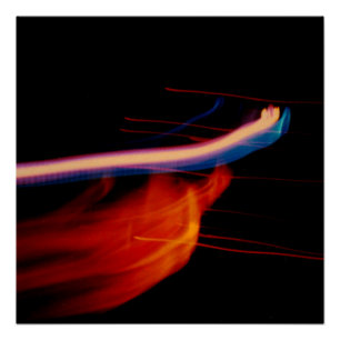 Póster Pintura ligera #2 Manipulación de película fotográ