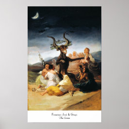 Póster Pintura maestra del Coven Francisco José de Goya