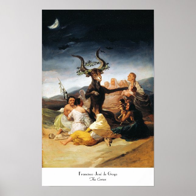 Póster Pintura maestra del Coven Francisco José de Goya (Frente)