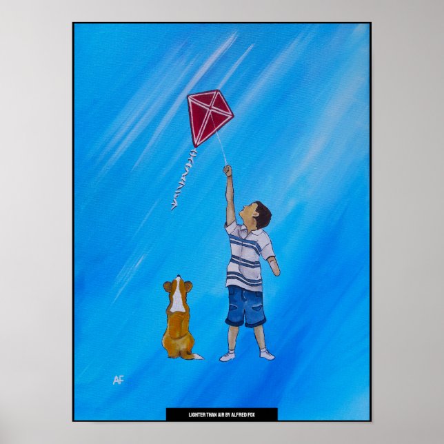 Póster Pintura Más Ligera que el Aire de Alfred Fox (Frente)