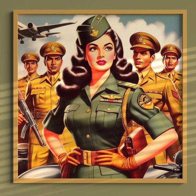 Póster Pintura militar retro (Subido por el creador)