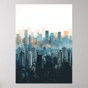 Póster Pintura minimalista de Urbanscape