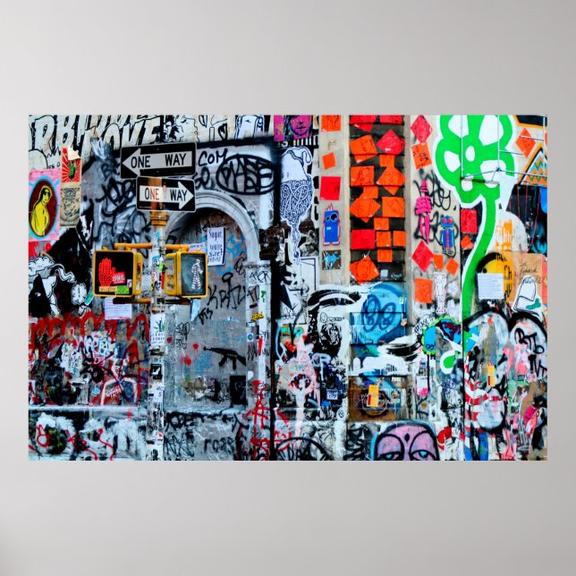 PÓSTER PINTURA MULTICOLORADA (Frente)