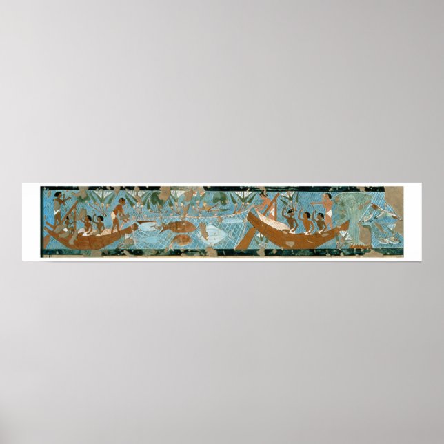 Póster Pintura mural de la tumba de Ipuy, Tebas, depic (Frente)