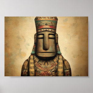 Póster Pintura nativa estadounidense
