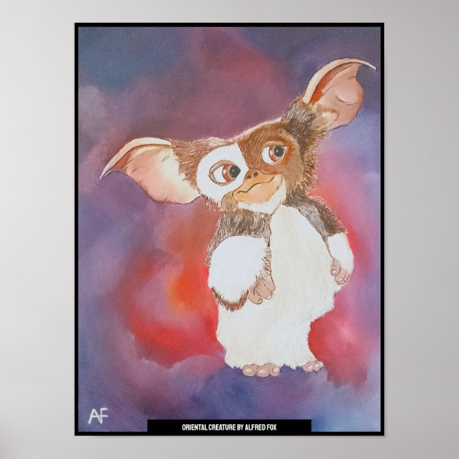 Póster Pintura oriental de Alfred Fox (Frente)
