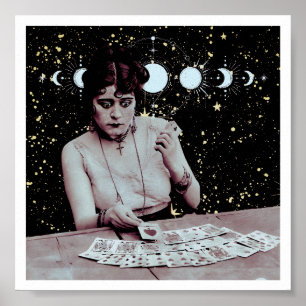 Póster Pintura original del Poster Bella Artes "Las Tarje