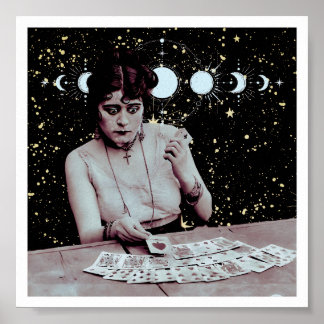 Póster Pintura original del Poster Bella Artes "Las Tarje