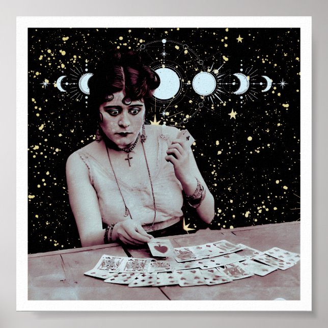 Póster Pintura original del Poster Bella Artes "Las Tarje (Frente)