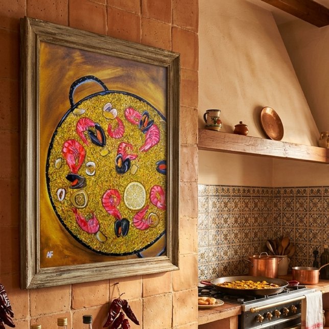 Póster Pintura Paella De Marisco de Alfred Fox (Subido por el creador)