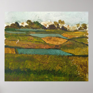Póster Pintura paisajística