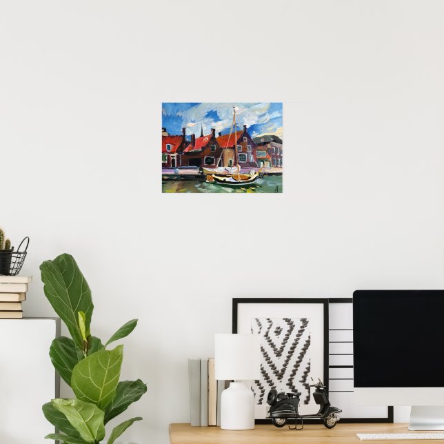 Póster Pintura Países Bajos  (Oficina en casa)