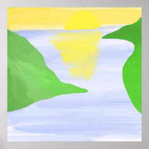 Póster pintura panorámica