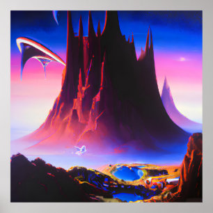 Póster Pintura petrolera de Dream World
