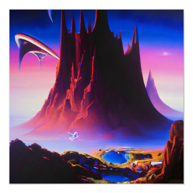 Póster Pintura petrolera de Dream World (Anverso)