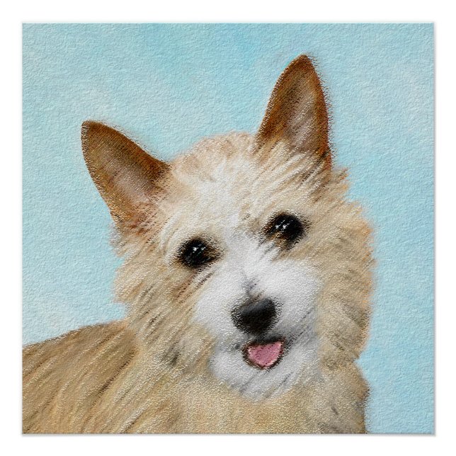 Póster Pintura portuguesa de Podengo Pequeno - Arte origi (Anverso)