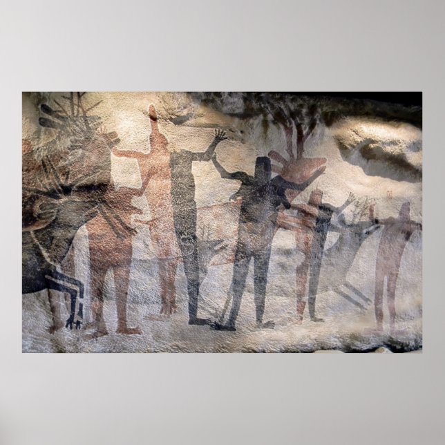 PÓSTER PINTURA PREHISTÓRICA DE CUEVAS (Frente)