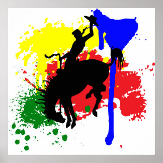 Póster Pintura rodeo