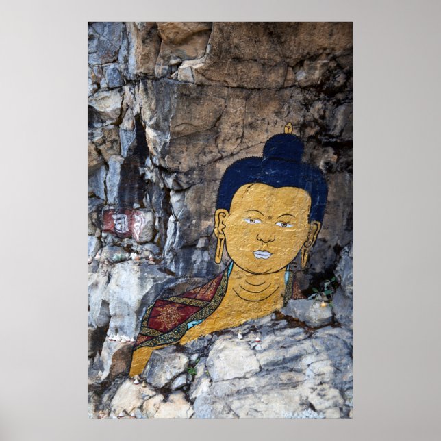 Póster Pintura rupestre de Buda (Frente)