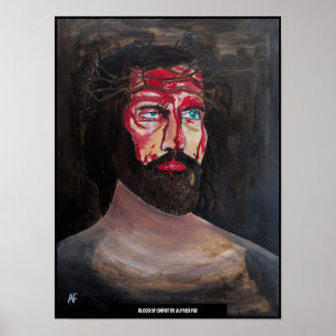 Póster Pintura Sangre de Cristo por Alfred Fox