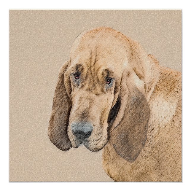 Póster Pintura Sangrienta - Arte Perro Original. (Anverso)