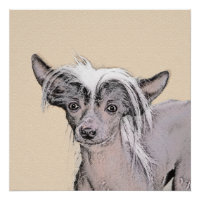 Pintura sin pelo de cremallera china arte original