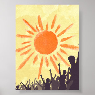 Póster pintura solar