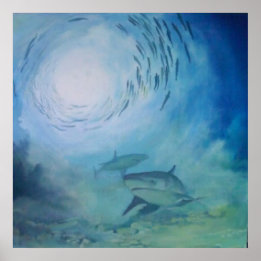 Póster Pintura submarina