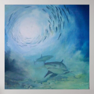 Póster Pintura submarina