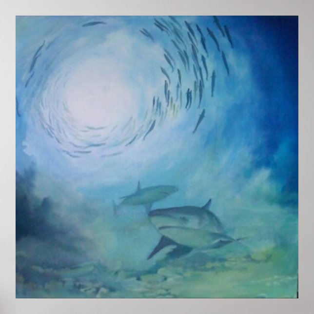 Póster Pintura submarina (Frente)