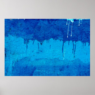 Póster Pintura texturizada y decorativa abstracta, arquit