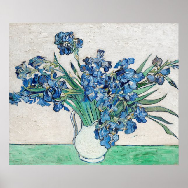 Póster Pintura Van Gogh de irlandeses en (1890) (Frente)