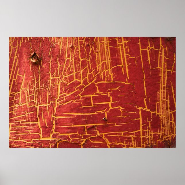 Póster Pintura vieja en ruinas en una placa de acero. abs (Frente)