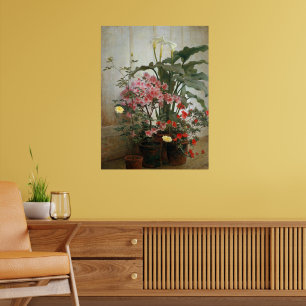 Póster Pintura Vintage Lado de un Invernadero por Lambdin