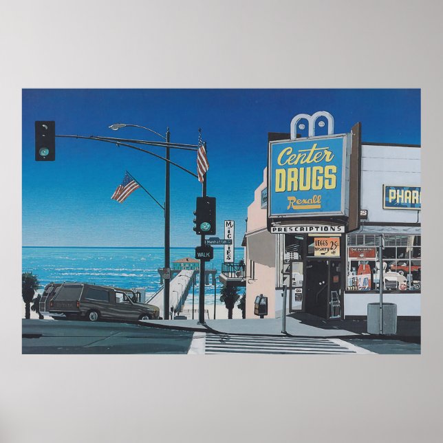 Póster pinturas artísticas de hiroshi nagai ciudad pop y  (Frente)