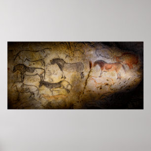 PÓSTER PINTURAS DE CUEVAS PREHISTÓRICAS