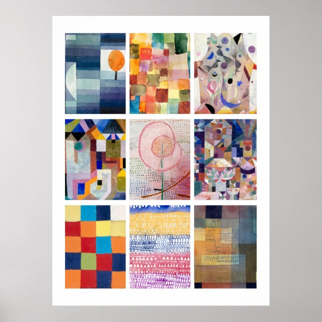 Póster Pinturas de Klee (Frente)
