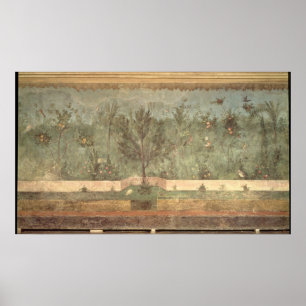 Póster Pinturas del jardín del 'chalet de Livia
