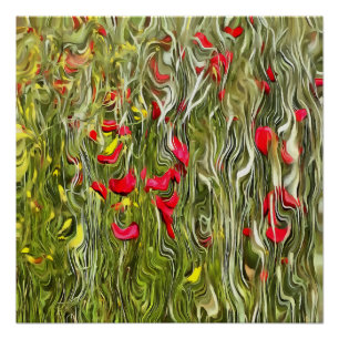 Póster Pinturas envenenadas Arte abstracto surrealista