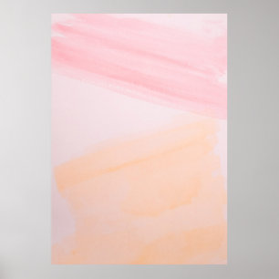 Póster Pinturas rosas y naranjas