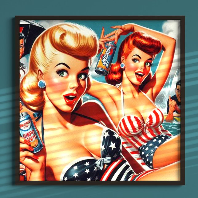 Póster Pinups de verano vintage (Subido por el creador)