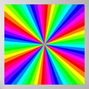 PÓSTER PINWHEEL RAINBOW
