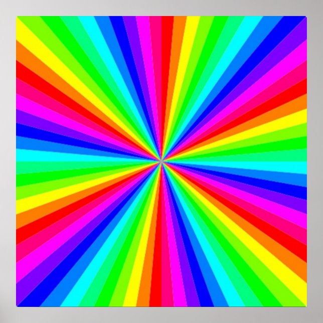 PÓSTER PINWHEEL RAINBOW (Frente)