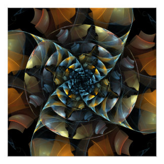 Póster PinWheeler Abstract Art