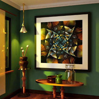Póster PinWheeler Abstract Art