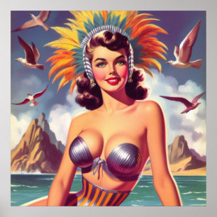 Póster Pinza de carnaval