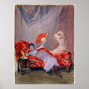 Póster Pinzón de Milly de la marmota de James McNeil