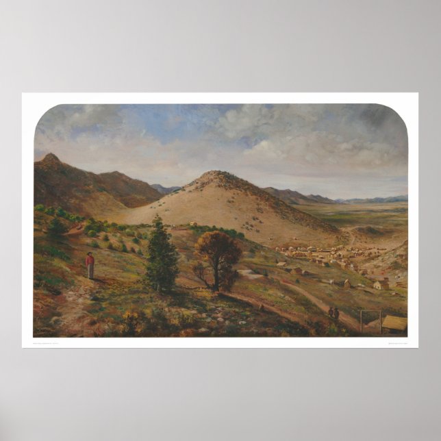 Póster Pioche, Condado de Lincoln, Nevada (1186) (Frente)